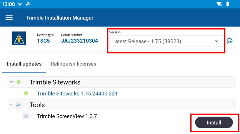 Updating SiteWorks Software (Android Devices) – SITECH CS Help Centre